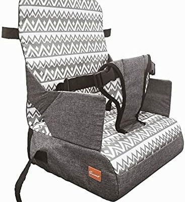 Dreambaby On-the-Go Siège rehausseur portable pour tout-petits - avec compartiment de rangement et écharpe - Modèle G6040