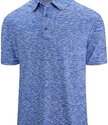 AOTORR Polos pour hommes Manches courtes T-shirts de golf décontractés Polos de couleur unie pour hommes à séchage rapide