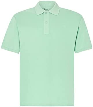 El Búho Nocturno - Polo uni classique pour homme, raquette de golf sans poche - 100 % coton piqué