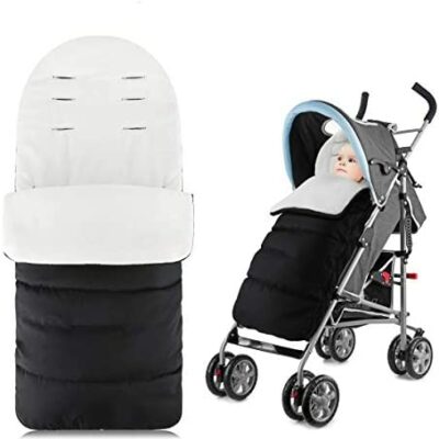 Chancelière universelle pour poussette Chancelière pour bébé Couvre-pieds d'hiver chaud Swaddle Pack épais coupe-vent imperméable et confortable (4 styles)