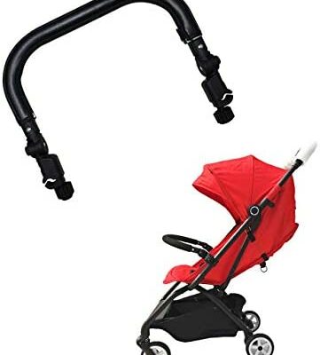 Rails de poussette, accoudoirs, poignées, compatible Cybex Eezy S Twist Eezy S+2, cuir PU (avant uniquement pour les photos)