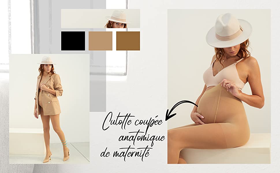 Collants de maternité 100 den, collants de maternité, collants stretch maman, collants de maternité