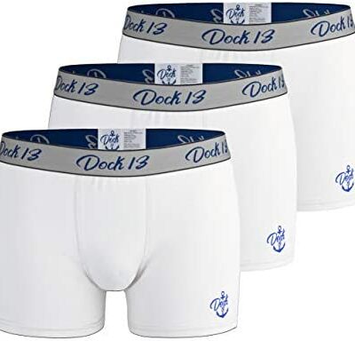 Dock13 Lot de 3 boxers pour homme