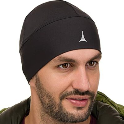 French Fitness Revolution - Casquette de course, doublure de casque anti-transpiration et respirante - Meilleure évacuation de l'humidité - Idéale à porter sous votre casque