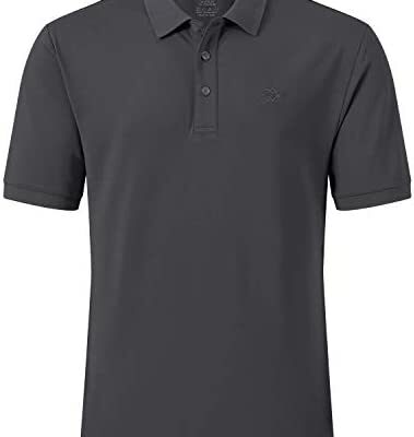 MoFiz Polo à manches courtes pour homme en coton de sport d'été respirant Tennis Golf Top