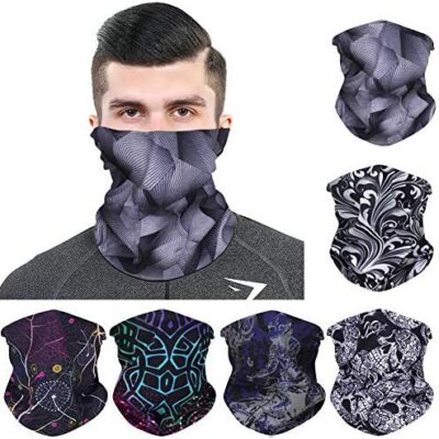 FAYBOX Bridal Lot de 6 bandanas multifonctions pour homme et femme – Bandeau sans couture Bandana UV Résidus pour la course, le yoga, le cyclisme, la randonnée