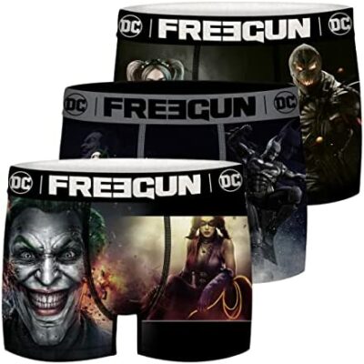 Batman Boxer pour homme, boxer pour homme, DC Comics, agréable (lot de 3)