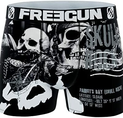 FREEGUN Boxer Homme, Support Antidérapant, Boxer Homme, Durable, Durable