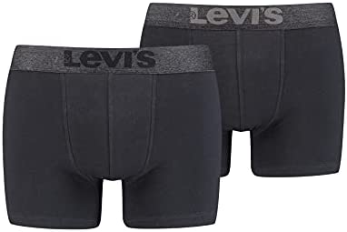 Levi's Melange Lot de 2 boxers en coton biologique pour homme