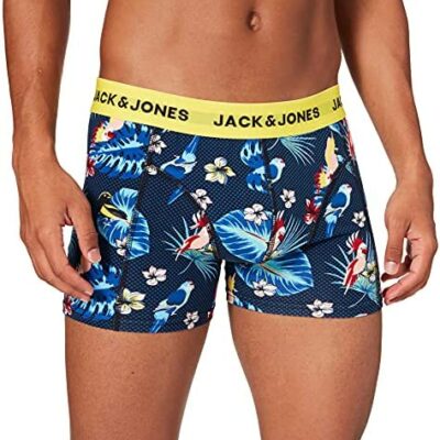 Jack & Jones Jacflower Bird Trunks Ln Caleon Boxer Homme