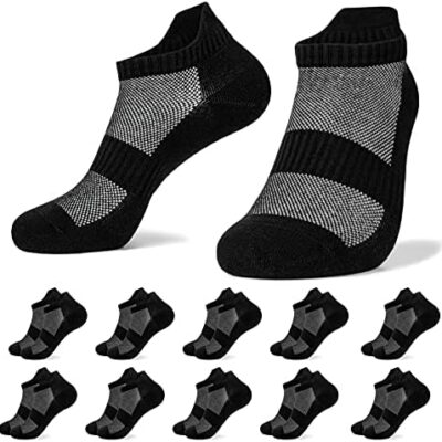 Chaussettes Moventi pour hommes et femmes 10 paires de chaussettes de sport en coton respirant