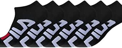 Fila Chaussettes de sport pour homme Chaussettes en coton pour homme, confortables et durables (lot de 6)