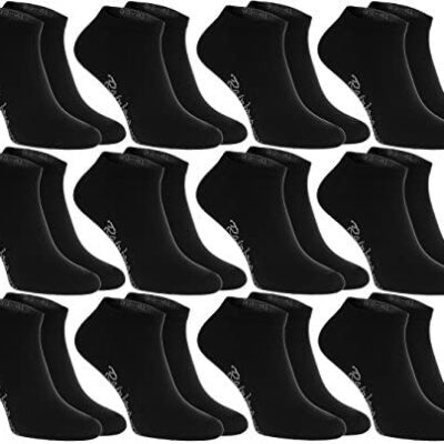 Chaussettes arc-en-ciel - Chaussettes courtes en coton pour hommes - 12 paires