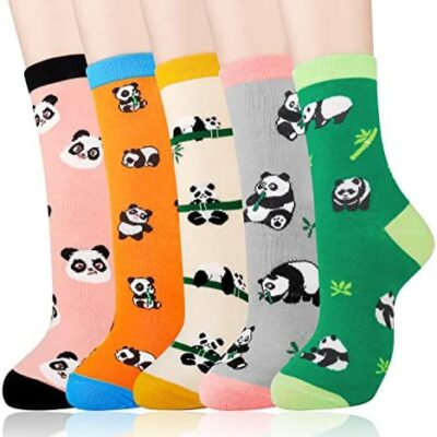 Belloxis Chaussettes drôles pour femmes 35 ~ 38 Coton fantaisie drôle comme cadeau de Noël drôle d'anniversaire, chaussettes drôles d'humour mignon