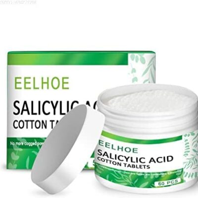 Coton à l'acide salicylique, lingettes nettoyantes réparatrices pour le visage Feuille de coton hydratante Feuille de coton anti-huile Feuille de coton hydratante pour la peau acnéique