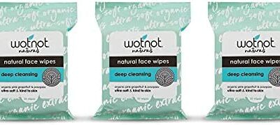 Wotnot - Lingettes nettoyantes naturelles, nettoyage en profondeur, 25 pièces (paquet de 3)