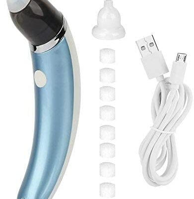 YOUTHINK Aspirateur nasal électrique pour bébé avec 2 tailles d'embout nasal, aspirateur nasal électrique à aspiration en 5 étapes pour les tout-petits et les nouveau-nés