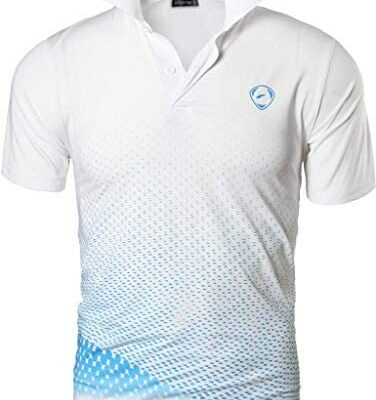 Jeanian Polo de sport à manches courtes pour homme à séchage rapide LSL195