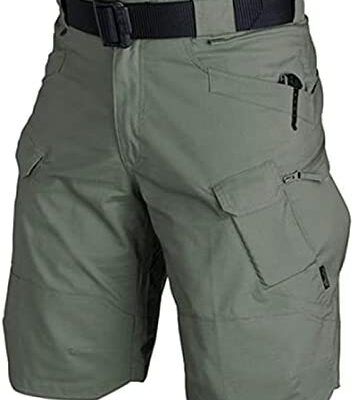 Syfinee Short tactique pour homme, coupe ample, séchage rapide, respirant, résistant à l'eau – Idéal pour la randonnée, l'escalade, le camping