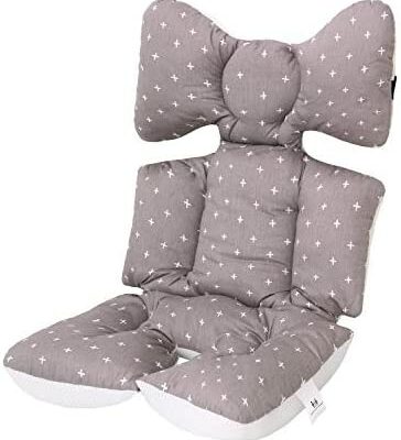 Coussin de siège réversible pour poussette matelas universel bébé soutien coton poussette coussin de décélération enfants filles garçons