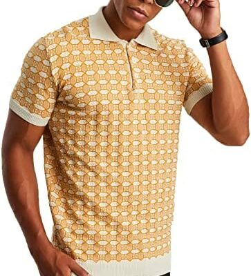 Leif Nelson Polo d'été pour homme LN20771 Fine Knit Basic T-shirt à manches courtes pour homme Garçons