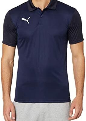 PUMA teamGOAL 23 Sideline Polo Tee Homme Puma Blanc/Gris Violet FR : 2XL (Taille fabricant : XXL), 656577