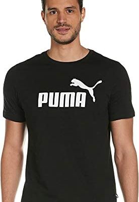 T-shirt PUMA Ess pour homme, blanc (Puma White), FR : 2XL (taille fabricant : XXL)