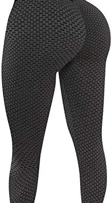 Ni_ka Tik Tok Legging push-up pour femme Sport Cellulite Taille haute Leggings en nid d'abeille Pull Up Pantalon de yoga élastique opaque