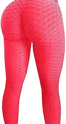 WWricotta Anti Cellulite Push Up Legging Femme - Push Up Running Sports Running Pantalon Respirant Gym Pilates Yoga Pantalon avec Poches Running Chic Butt Lift