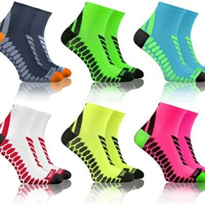 sesto senso chaussettes de sport de course colorées femmes hommes 3-12 paires