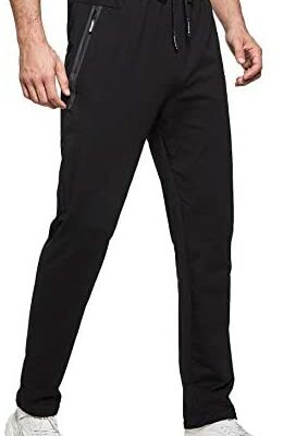 Tansozer Pantalon de jogging coupe slim pour homme