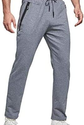 Tansozer Pantalon de jogging coupe slim pour homme