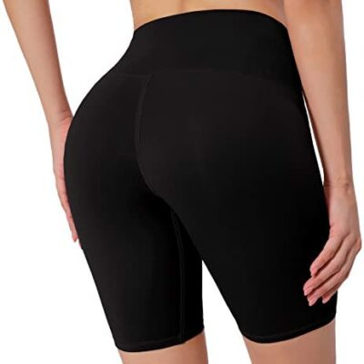 LAOSU Leggings pour femme Sac de sport Yoga Taille Pantalon de survêtement Pantalon de survêtement Trois points Leggings Pantalon de course pour femme Short à changement de couleur