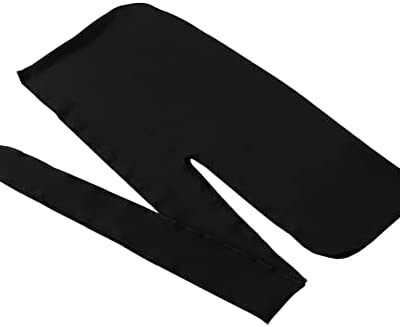 eMagTech 2 Pack Dames Hommes Bandanas Pour La Perte De Cheveux Bonnet Couvre-chef Doux Élastique Mode Longue Queue Bandeau Pour Cheveux Longs Bouclés Noir