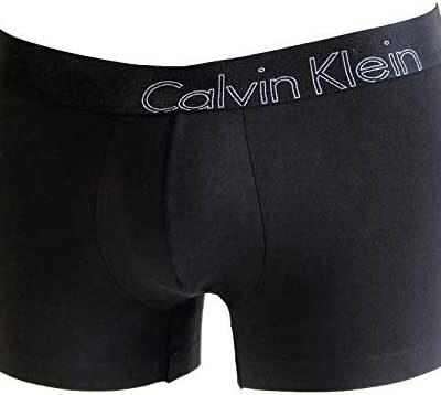 Boxer Calvin Klein noir avec logo floqué sur la hanche