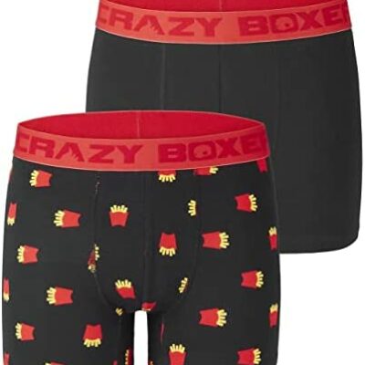 Crazy Boxer Dots Lot de 2 boxers pour homme 95 % coton biologique