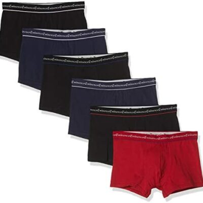 Eminence Homme Promo Business 8a59 Boxer, Noir/Noir/Noir/Marine/Rouge/Marine, L EU