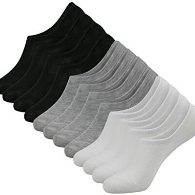 Caudblor 6/9/12 paires chaussettes femme Protection invisible des pieds soie Nylon anti-dérapant Silicone cheville chaussettes 36-39 38-41