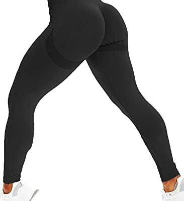 FITTOO Legging de Sport Femme Hip Lift Pantalon Taille Haute Sans Couture Leggings Anti Cellulite pour Yoga Gym Fitness