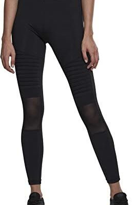 Urban Classics Legging de motard en maille technique pour femme