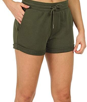 short de sport pour femme icyzone, short pour le jogging fitness short de sport décontracté avec poches