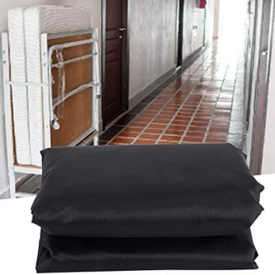 Housse de meuble Caredy, housse de lit pliante portable noire, protection anti-poussière pour meubles (85*33*107cm)