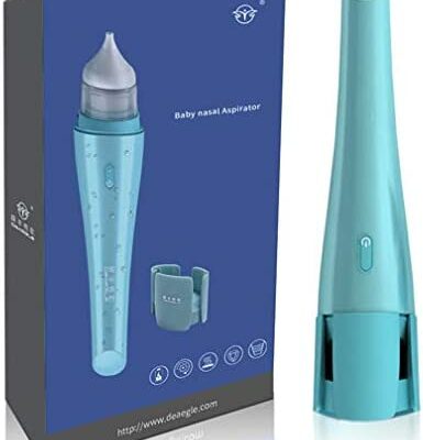 Aspirateur nasal électrique pour bébé, nettoyeur de nez rechargeable par USB avec 2 embouts en silicone transparent, bloque rapidement et doucement la sécurité hygiénique du nez pour les tout-petits et les nouveau-nés