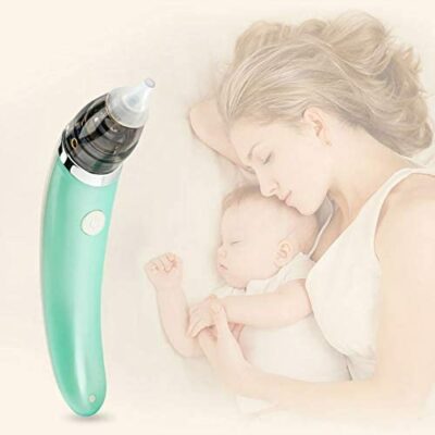 WDXIN Aspirateur nasal pour bébé Réglage de la vitesse à 5 Conception de mise hors tension USB Conception détachable pour les nouveau-nés, les bébés et les tout-petits