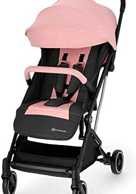 Kinderkraft Poussette Bâton INDY, Ultra Léger, Pliable, Imperméable, Rose