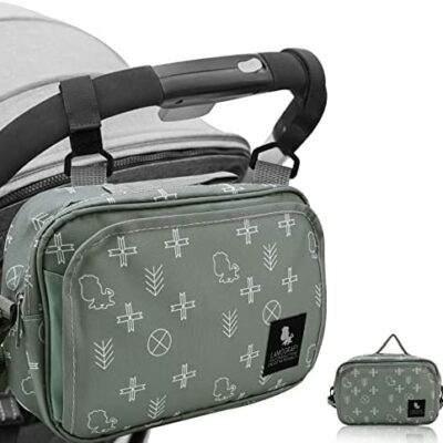 Sac de rangement pour poussette, sac de rangement pour poussette, organisateur de sac universel pour poussette, sac à langer universel pour tous les modèles de poussette