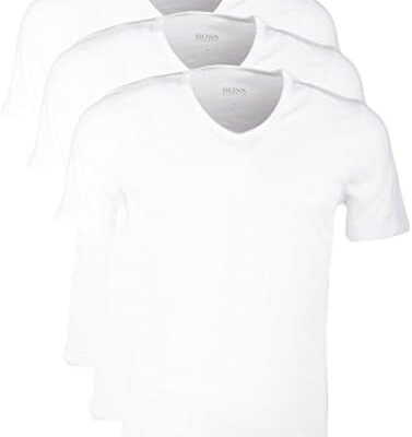 BOSS Hugo T-shirt pour homme SS RN 3P BM 10111875 02, lot de 3