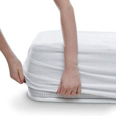 Alreya Housses de Matelas Imperméables 2 | 160 x 200 cm | Couvre-Lit pour Adultes et Enfants | Surmatelas Respirant 160x200 Anti-Acarien, Hypoallergénique | Garantie 10 Ans