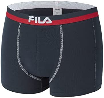 Fila Men's Cotton Boxer Briefs, Boxer Briefs pour hommes, Naturel, Respirant