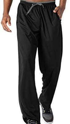 KEFITEVD Pantalon d'alpinisme pour homme Pantalon de jogging respirant Pantalon de plein air Pantalon de sport léger avec poches zippées